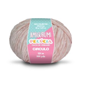 LINHA CIRCULO AMIGURUMI PELÚCIA 131M EM POLIÉSTER COM 85G