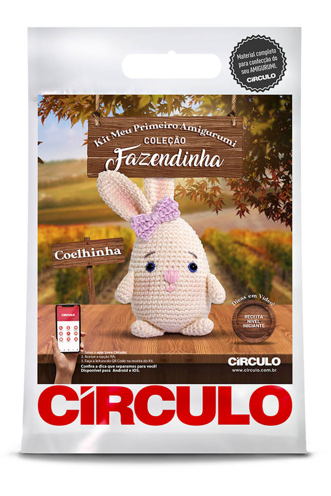 KIT-AMIGURUMI-CIRCULO-FAZENDINHA---COR-01----COELHINHA