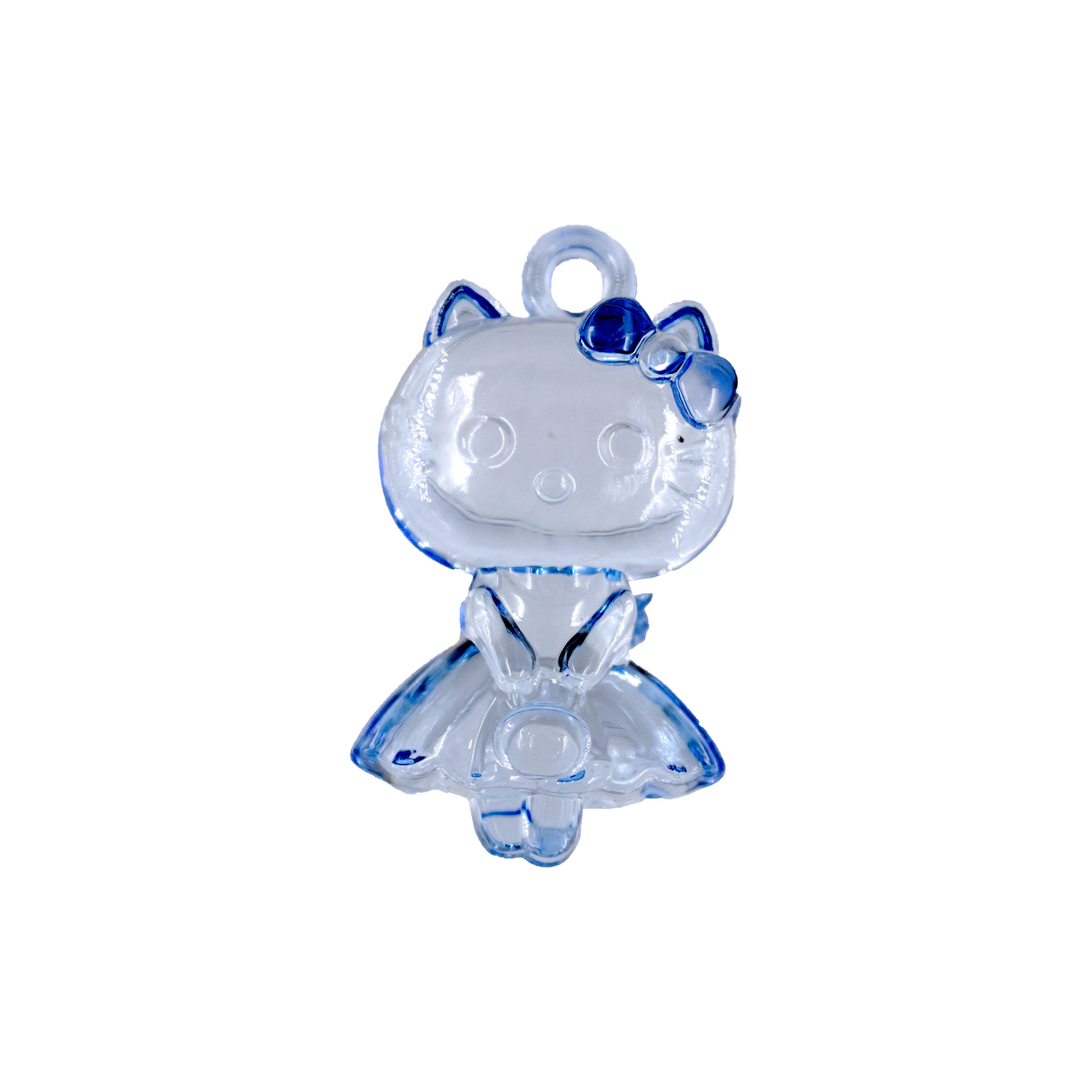 PINGENTE-HELLO-KITY-24X40MM-EM-ACRILICO-COM-500GR---042---AZUL-42