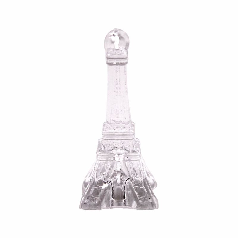 PINGENTE-TORRE-EIFFEL-40X17MM-EM-ACRILICO-COM-500G---CRISTAL-TRANSPARENTE