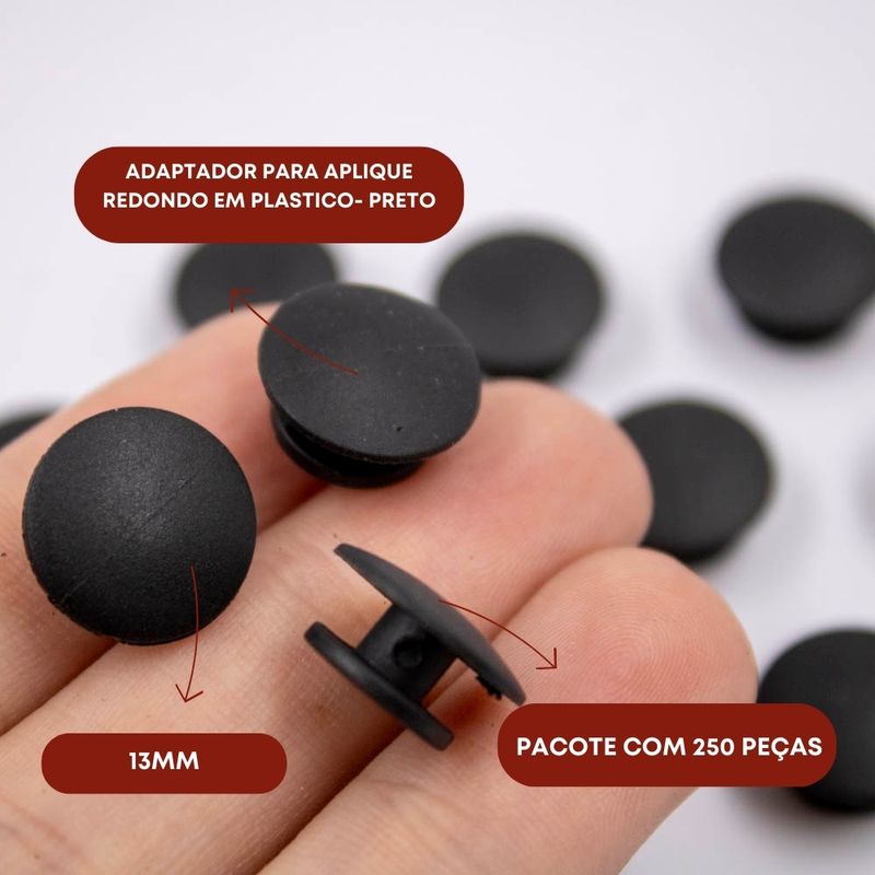 PIN-ADAPTADOR-PARA-CROCS-13MM-EM-PLASTICO-COM-250-PECAS---225---PRETO-225