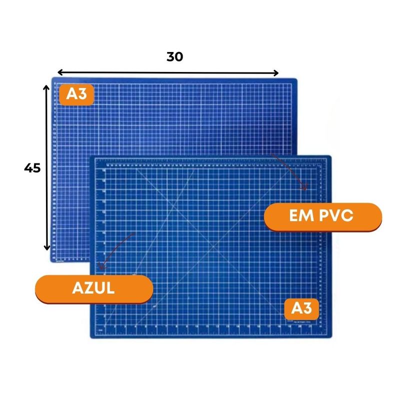 BASE-DE-CORTE-DUPLA-FACE-A3-45X30CM-EM-PVC-UNIDADE---140---AZUL