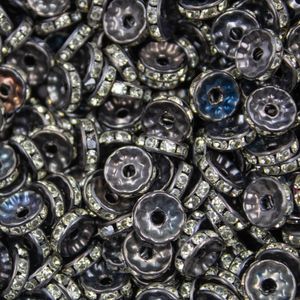 RONDELA DE STRASS 10MM EM ACRILICO COM 500 PEÇAS