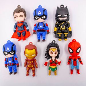 KIT PINGENTE SUPER-HEROIS 70MM EMBORRACHADO COM 02 PEÇAS