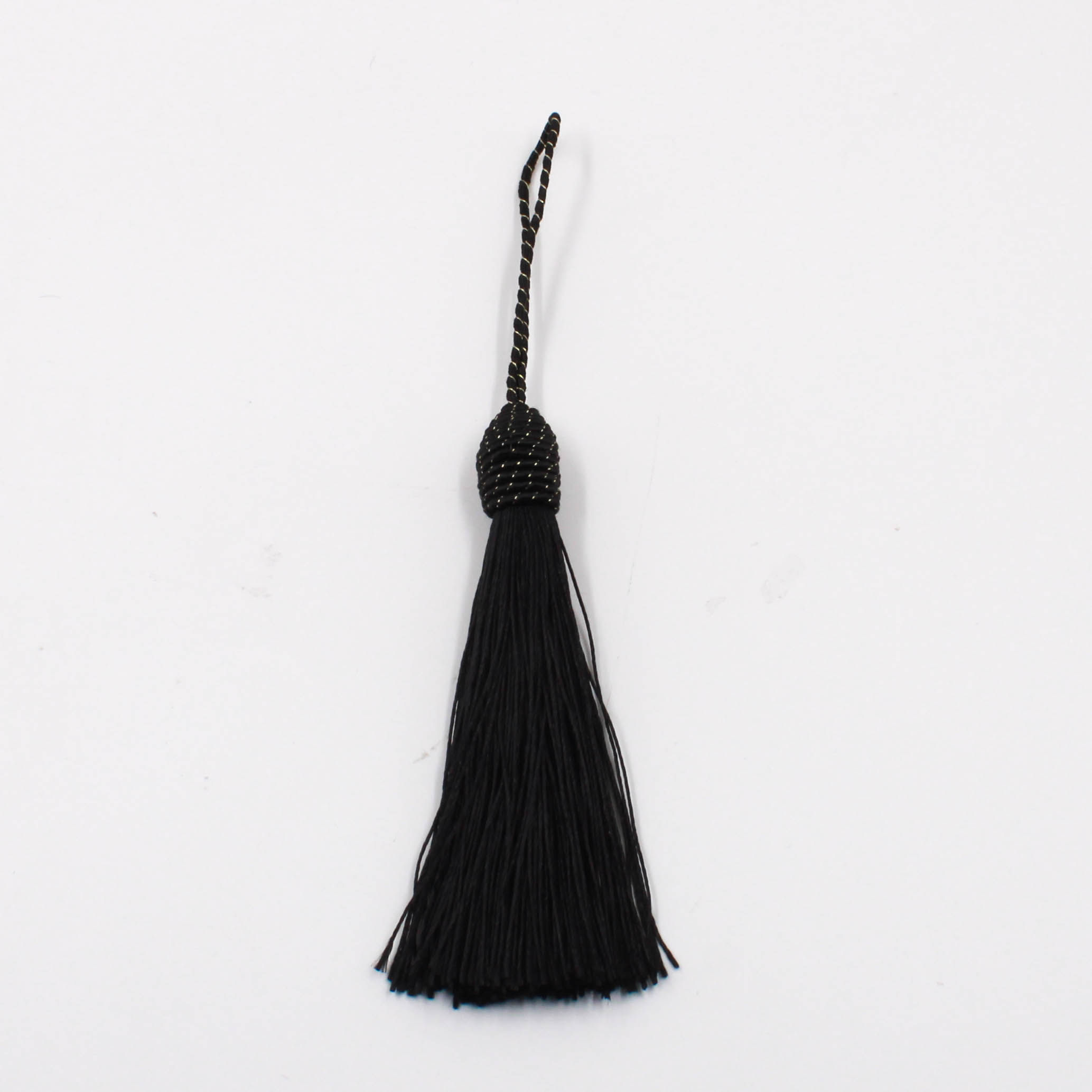 PINGENTE-POMPOM-TASSEL-COM-TULIPA-90MM-EM-POLIESTER-COM-50-PECAS-225---PRETO-225