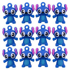 PINGENTE STITCH 25MM EMBORRACHADO COM 10 PEÇAS