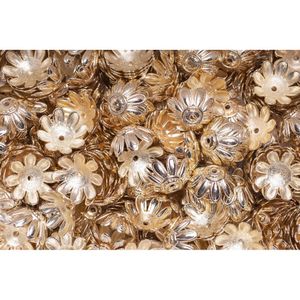 TULIPA FLOR OITO PETALAS 23MM EM ABS COM 25G