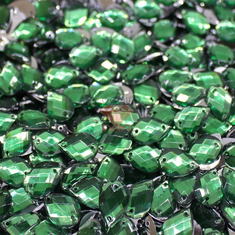 CHATON-PARA-COSTURA-GOTA-10X14MM-EM-ACRILICO-COM-50GR---009CH---VERDE