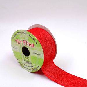 FITA GORGURÃO LUREX ART FITAS PB16L 38MM EM POLIESTER COM 10 METROS