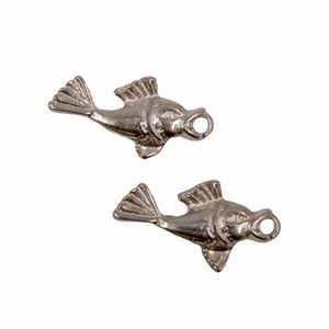 PINGENTE PEIXE 30x15MM EM ZAMAC COM 24 PEÇAS