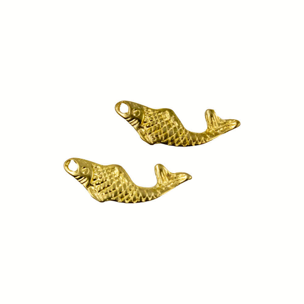 PINGENTE-PEIXE-25X09MM-EM-ZAMAC-COM-24-PECAS---DOURADO