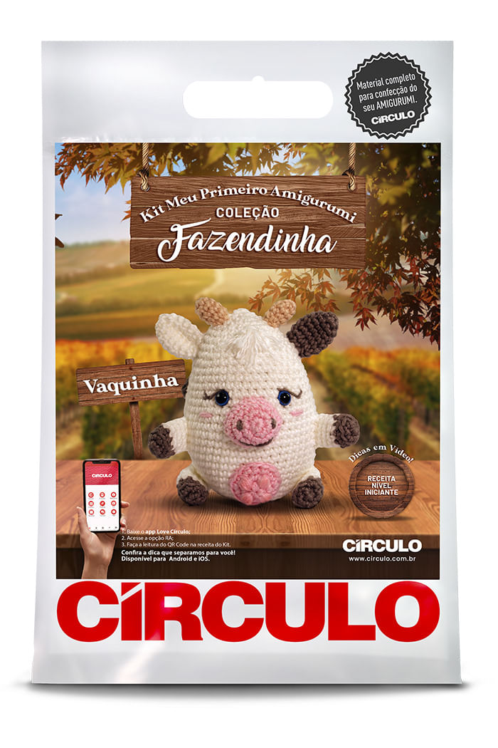 KIT-AMIGURUMI-CIRCULO-FAZENDINHA---COR-05---VAQUINHA