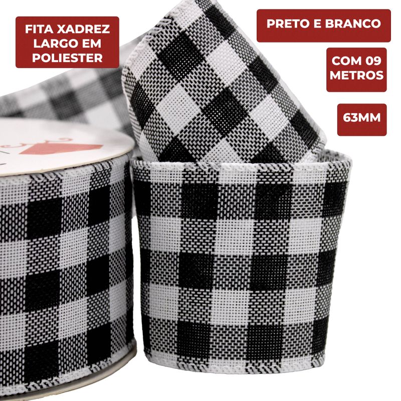 FITA-XADREZ-LARGO-63MM-EM-POLIESTER-COM-09-METROS---PRETO-E-BRANCO