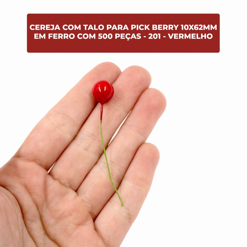 CEREJA-PARA-PICK-BERRY-10X62MM-EM-FERRO-COM-500-PECAS---201---VERMELHO