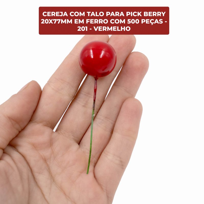 CEREJA-PARA-PICK-BERRY-20X77MM-EM-FERRO-COM-500-PECAS---201---VERMELHO