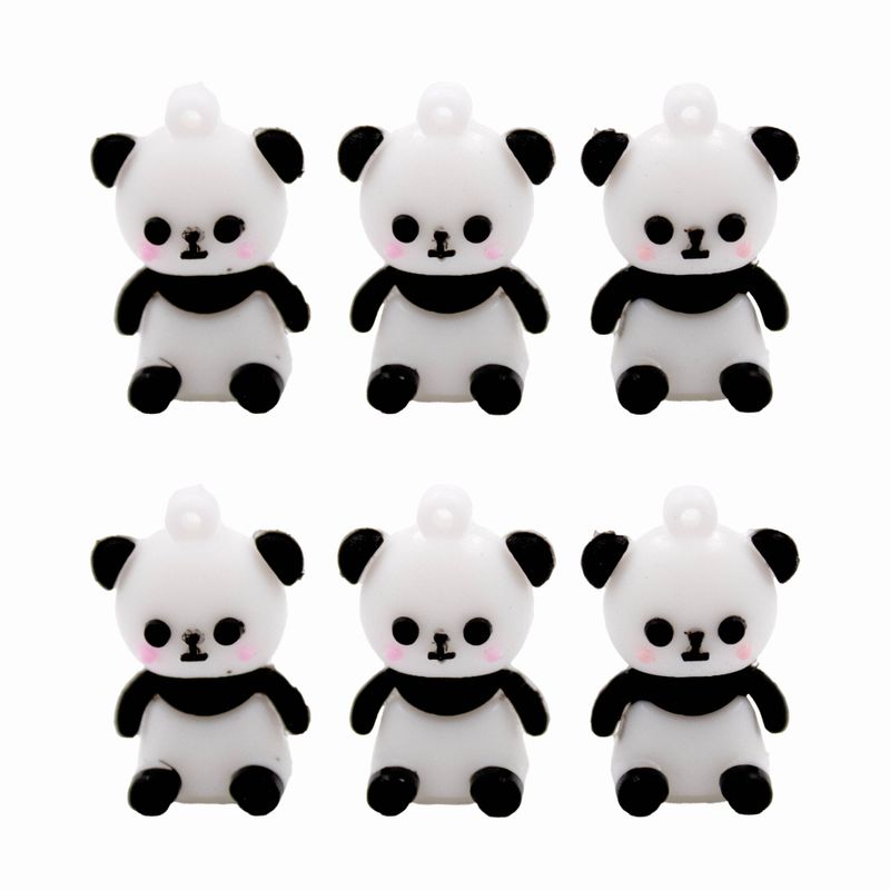 PINGENTE-PANDA-25MM-EMBORRACHADO-COM-100-UNIDADES---PRETO-E-BRANCO