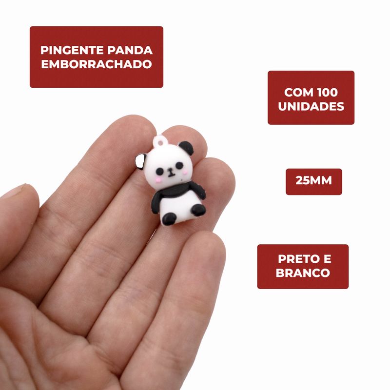 PINGENTE-PANDA-25MM-EMBORRACHADO-COM-100-UNIDADES---PRETO-E-BRANCO