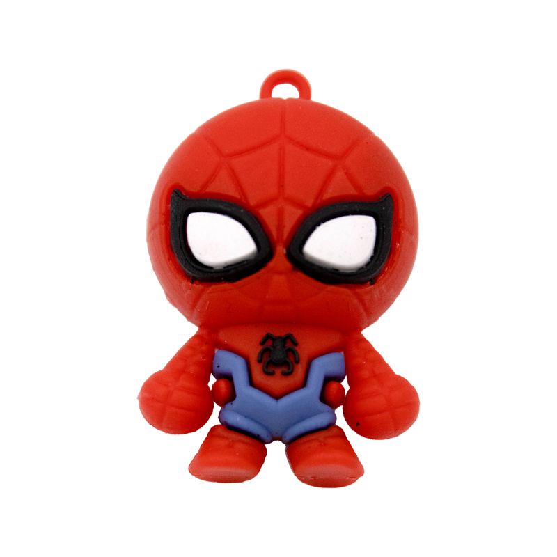 PINGENTE-HOMEM-ARANHA-30X50MM-EMBORRACHADO-COM-12-PECAS---201---VERMELHO