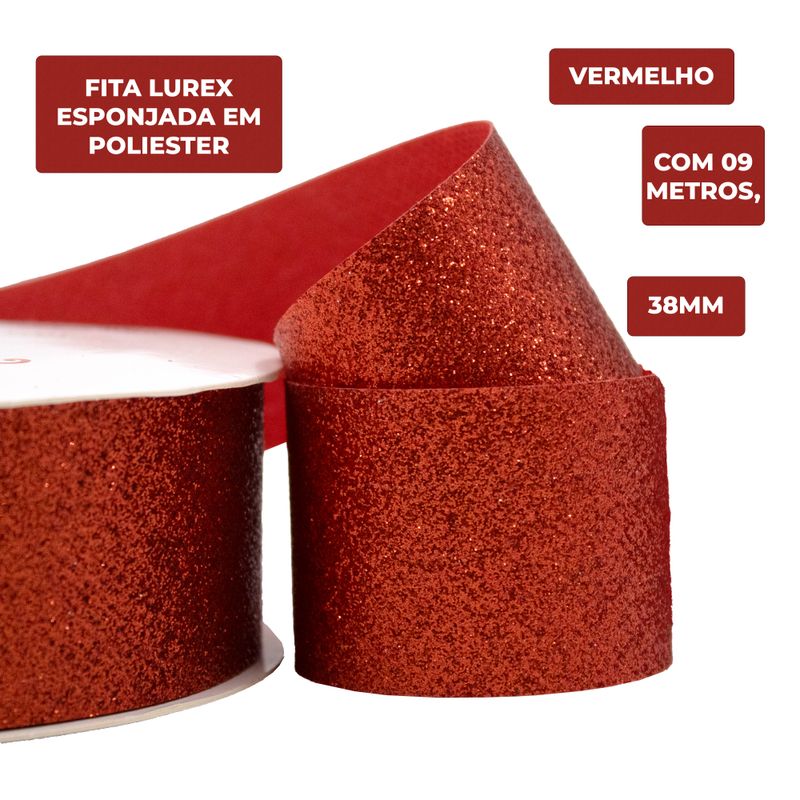 FITA-LUREX-ESPONJADA-38MM-EM-POLIESTER-COM-09-METROS---201---VERMELHO