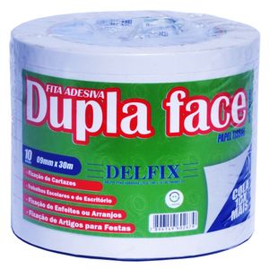 FITA DUPLA FACE TISSUE DELFIX 09MMX30M UNIDADE