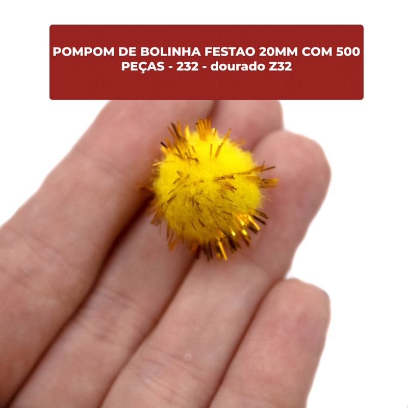 POMPOM-DE-BOLINHA-FESTAO-20MM-COM-500-PECAS---232---dourado-Z32