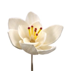 VARETA DECORATIVA FLOR ARTIFICIAL 5.5X22CM EM RATTAN UNIDADE