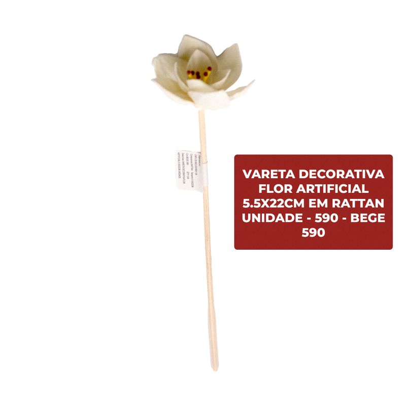 VARETA-DECORATIVA-FLOR-ARTIFICIAL-55X22CM-EM-RATTAN-UNIDADE---590---BEGE-590