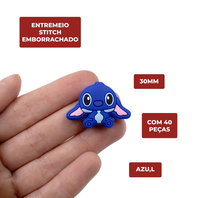 ENTREMEIO-STITCH-30MM-EMBORRACHADO-COM-40-PECAS---140---AZUL