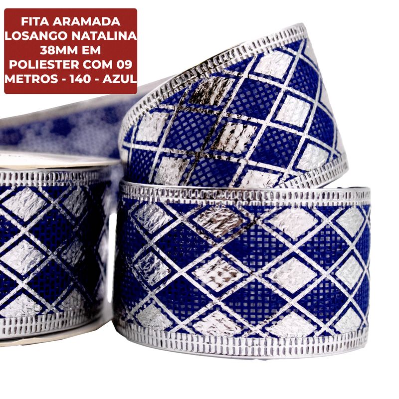 FITA-ARAMADA-LOSANGO-NATALINA-38MM-EM-POLIESTER-COM-09-METROS---140---AZUL