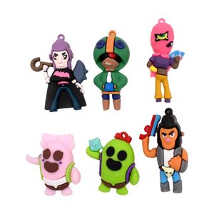 PINGENTE BRAWL STARS EMBORRACHADO COM 12 PEÇAS