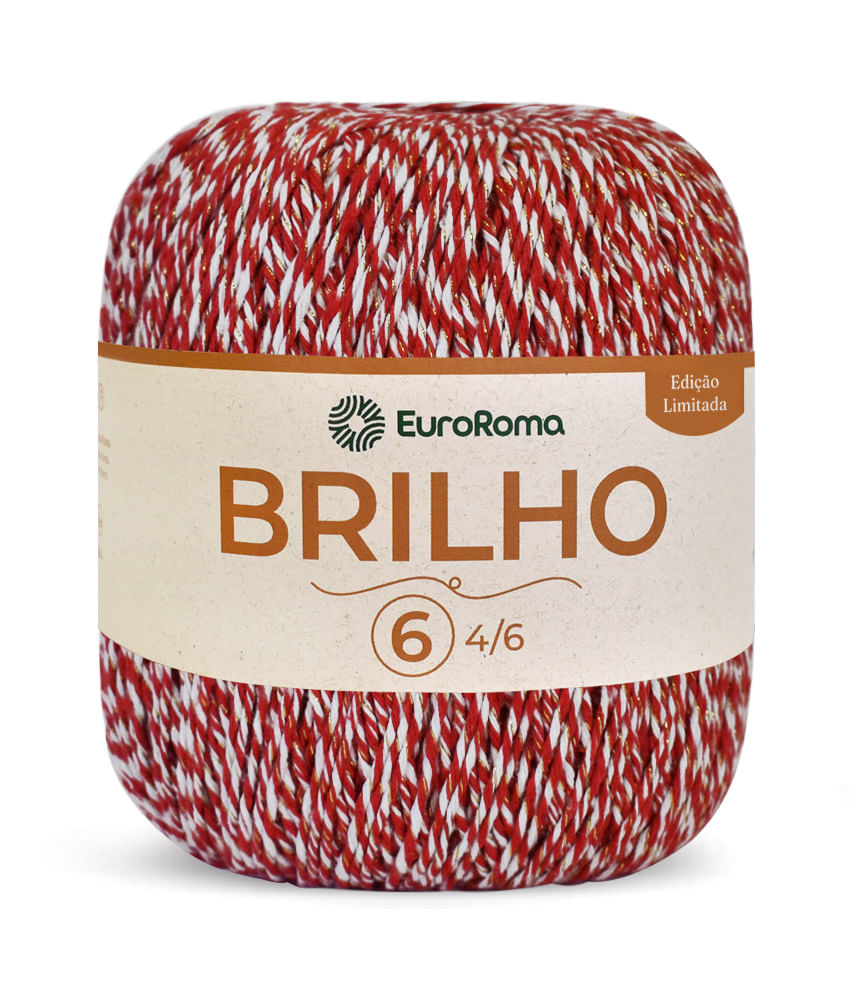 BARBANTE-EUROROMA-BRILHO-ESPECIAL-NATAL-N6-4-6-COM-400G---5033---VERMELHO-BRANCO-OURO