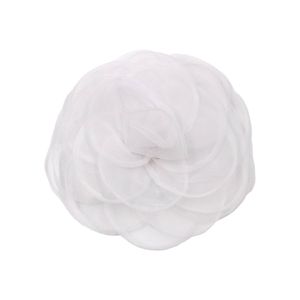 APLIQUE FLOR DE ORGANZA 11CM COM 12 PEÇAS