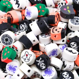 ENTREMEIO FIMO HALLOWEEN DIVERSOS 10MM EM PVC COM 500 PEÇAS