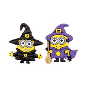 KIT APLIQUE MINIONS HALLOWEEN EMBORRACHADO COM 40 PEÇAS