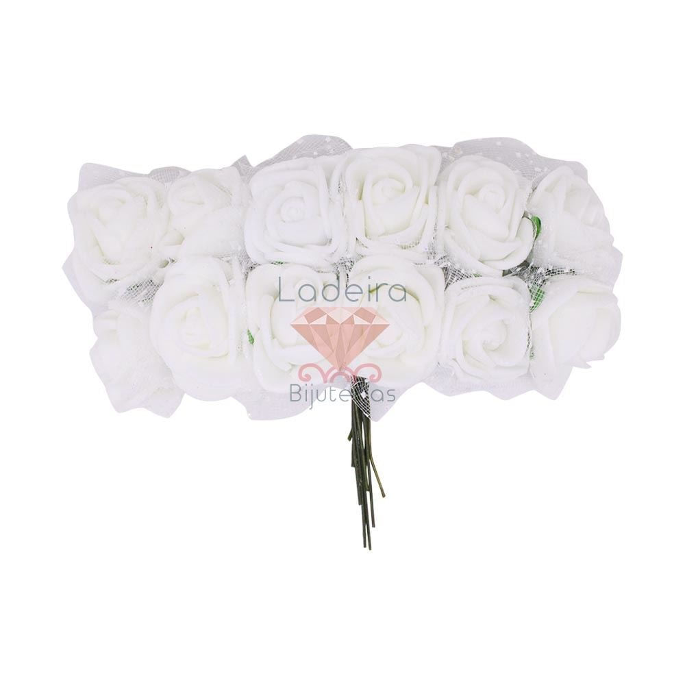 BOUQUET-FLOR-COM-TULE-25MM-EM-EVA-COM-144-PECAS-PE009---BRANCO-009