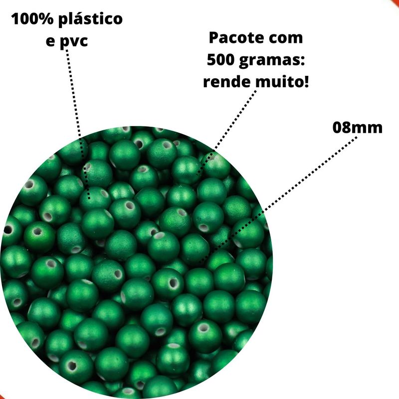 BOLA-EMBORRACHADA-METALIZADA-08MM-COM-500G---255---VERDE-ESCURO-Z55