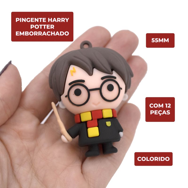 PINGENTE-HARRY-POTTER-55MM-EMBORRACHADO-COM-12-PECAS---103---COLORIDO