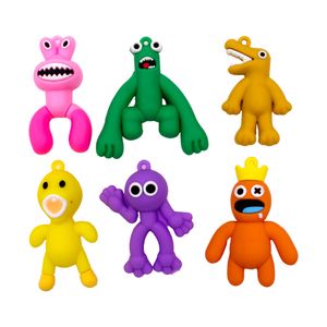 PINGENTE RAINBOW FRIENDS 65MM EMBORRACHADO COM 12 PEÇAS