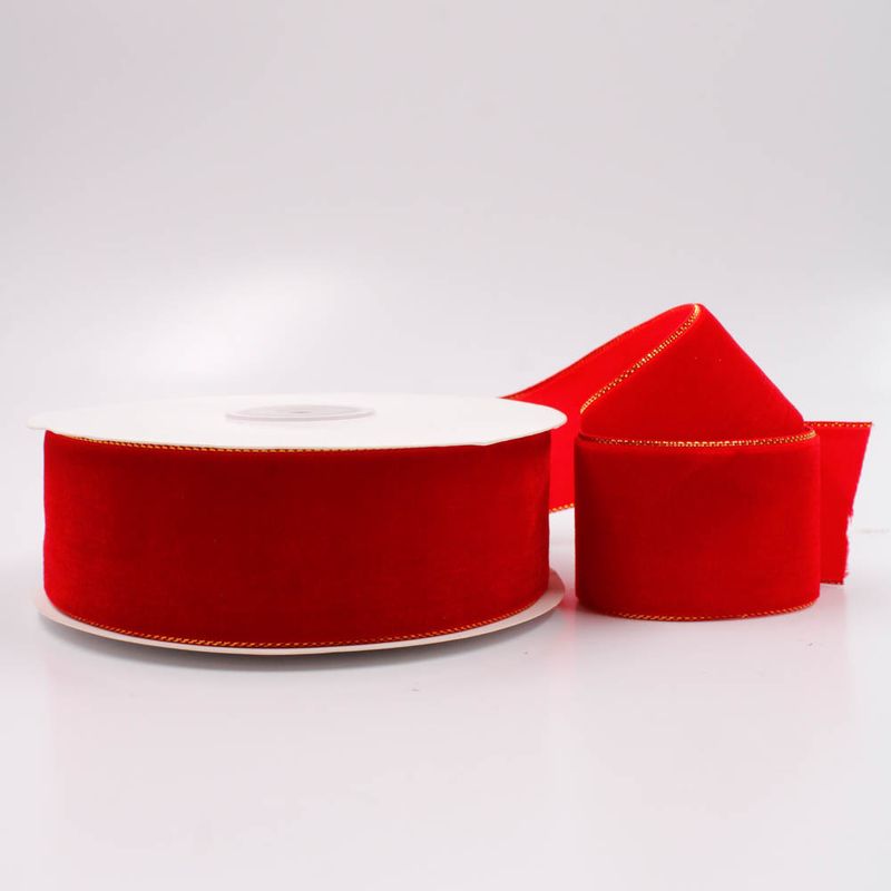 FITA-VELUDO-COM-BORDA-LUREX-38MM-EM-POLIESTER-COM-9-METROS---201---VERMELHO