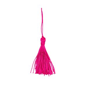 PINGENTE POMPOM TASSEL 70MM EM POLIESTER COM 100 PEÇAS