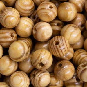 BOLA MESCLADA DE MADEIRA 16MM COM 500GR