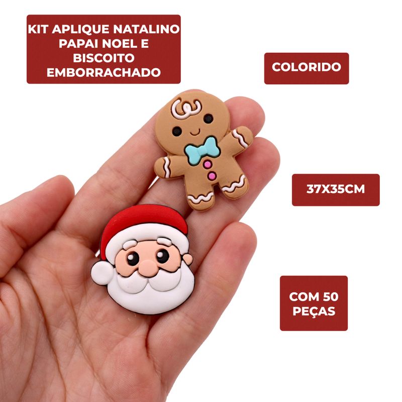 KIT-APLIQUE-NATALINO-PAPAI-NOEL-E-BISCOITO-EMBORRACHADO-37X35CM-COM-50-PECAS---103---COLORIDO