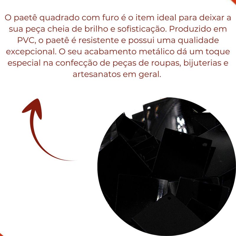 PAETE-QUADRADO-COM-FURO-20MM-EM-PVC-COM-500GR---225---PRETO-225