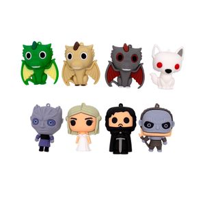 PINGENTE GAME OF THRONES 60MM EMBORRACHADO COM 16 PEÇAS