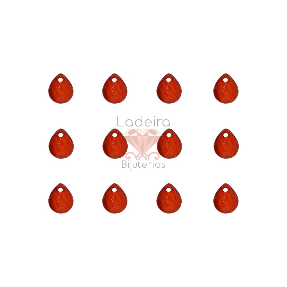 PINGENTE-GOTA-SEXTAVADA-08X10MM-EM-ACRILICO-COM-500G---012---VERMELHO-12