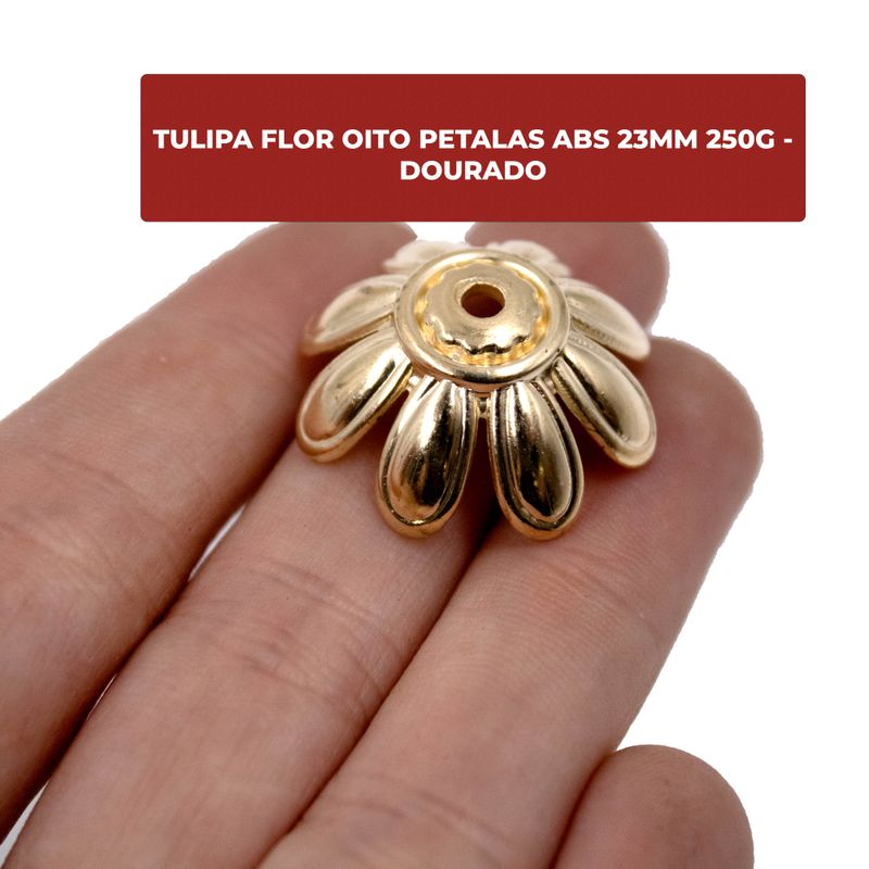 TULIPA-FLOR-OITO-PETALAS-23MM-EM-ABS-COM-250G---DOURADO