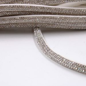 Tubo De Strass Meia Cana 6Mm Com 10 Metros