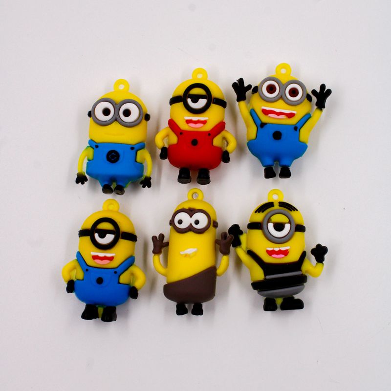 PINGENTES-PERSONAGENS-MINIONS-50MM-EMBORRACHADO-COM-12-PECAS---103---COLORIDO