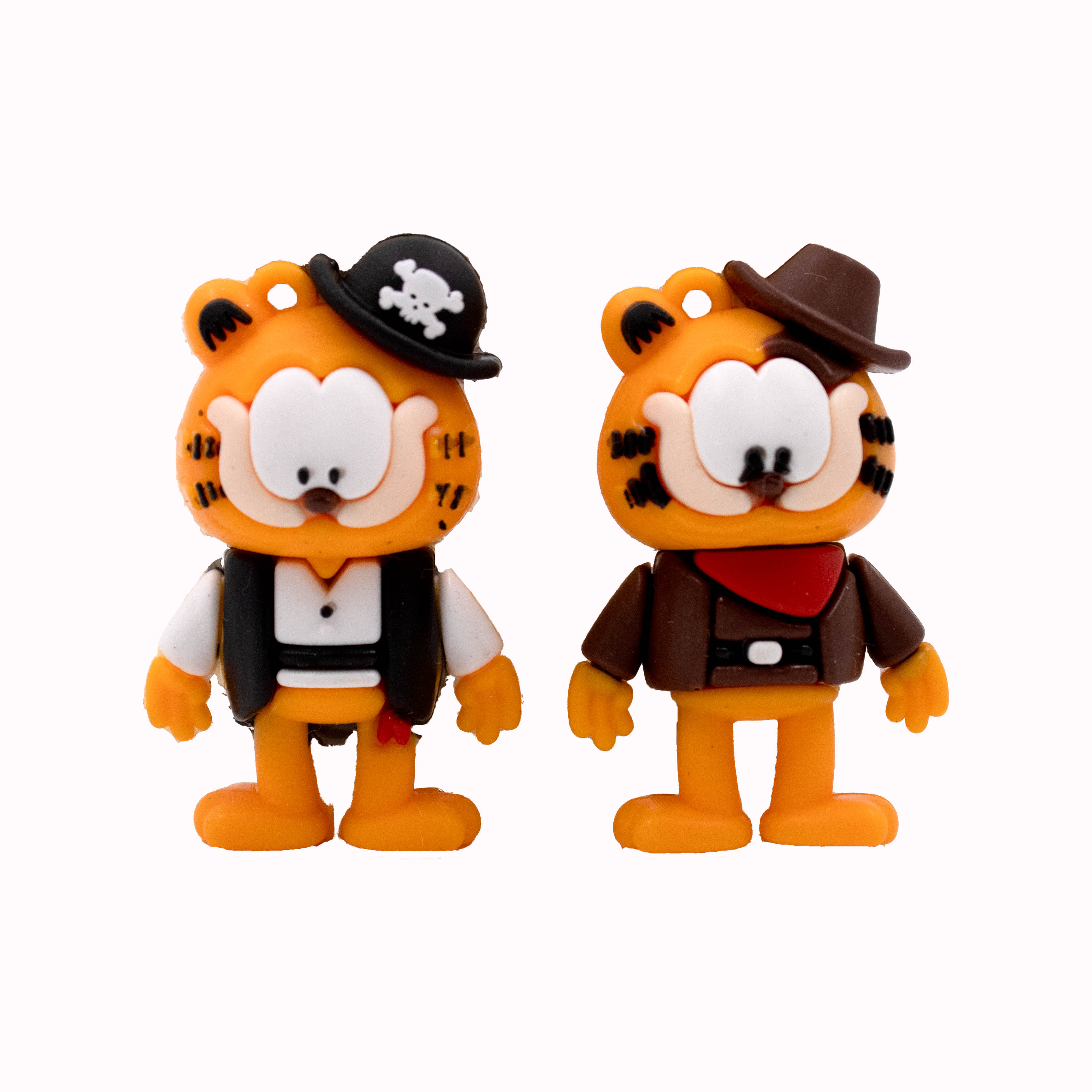PINGENTES GARFIELD 50MM EMBORRACHADO COM 12 PEÇAS