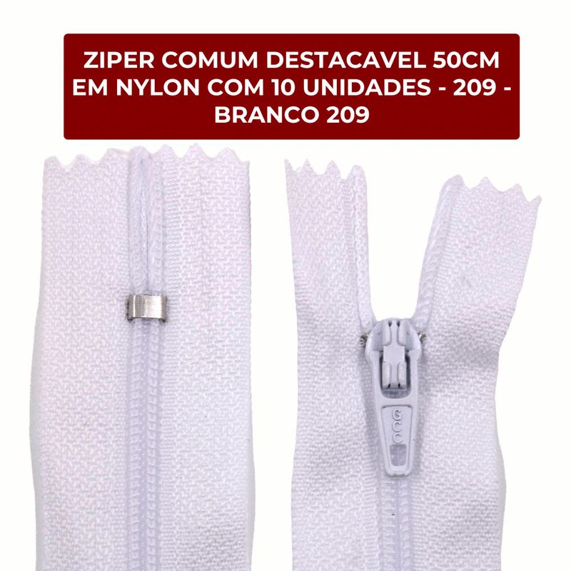 ZIPER-COMUM-50CM-EM-NYLON-COM-10-UNIDADES---209---BRANCO-209